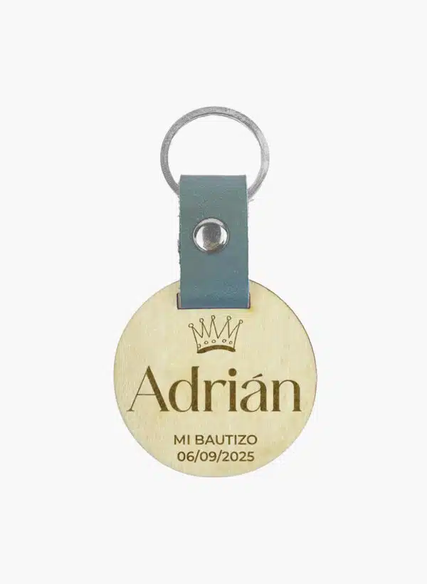 Llavero Bautizo "CORONA REY"