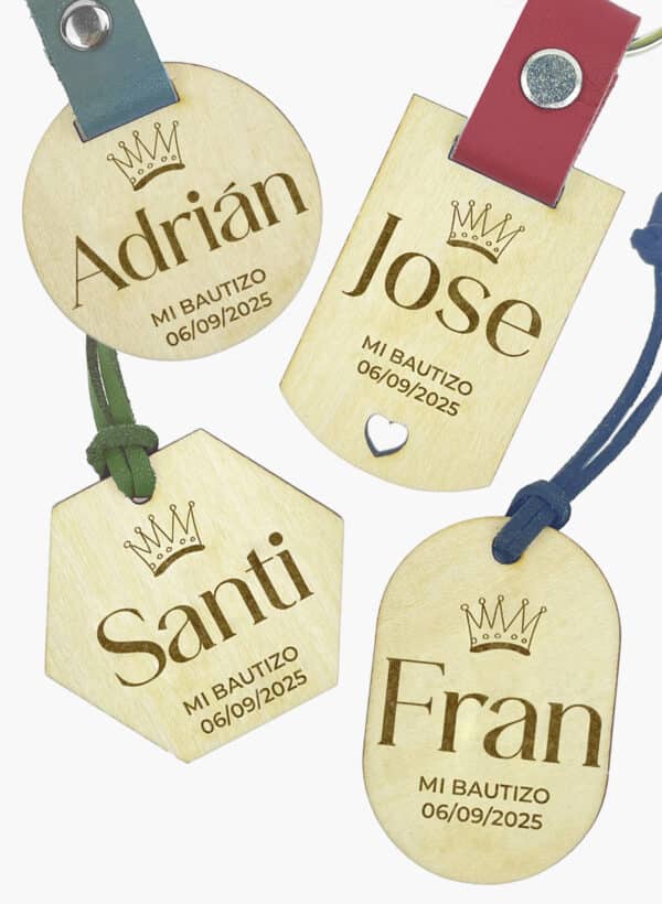Llavero Bautizo "CORONA REY"