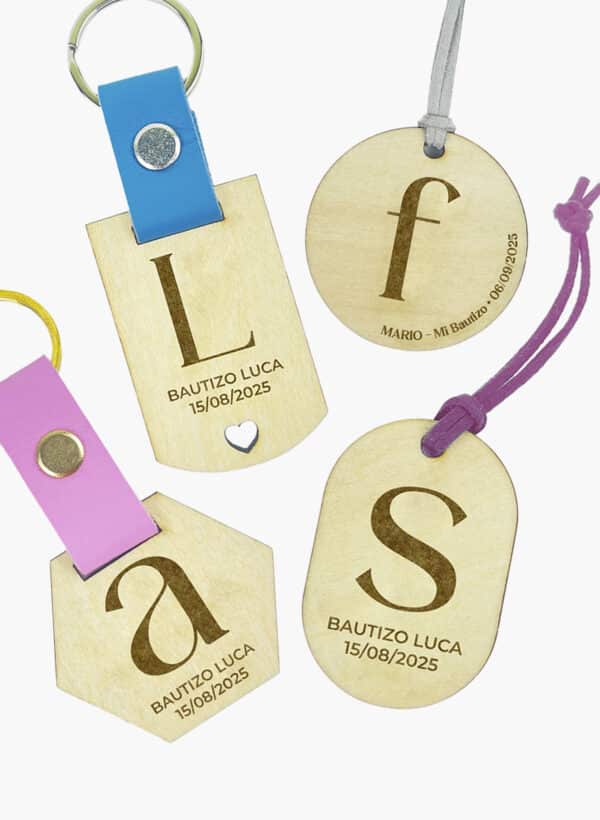 Llavero Bautizo "MONOGRAMA CLÁSICO"