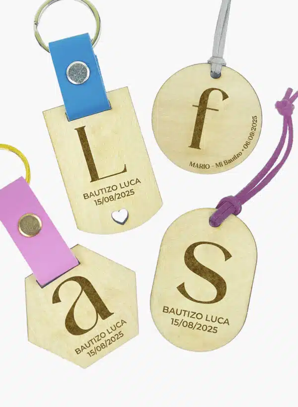 Llavero Bautizo "MONOGRAMA CLÁSICO"